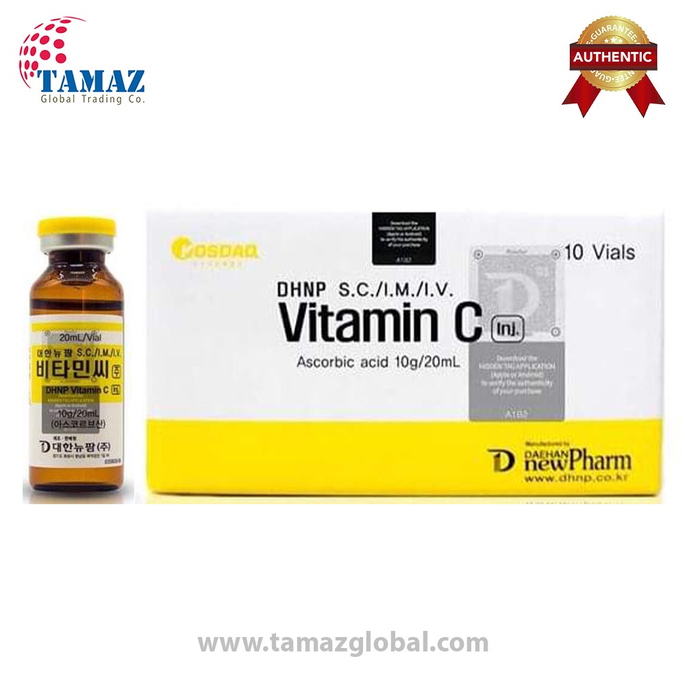 DHNP Vitamin C Injection 10,000mg 10 Ampoules - Image 2