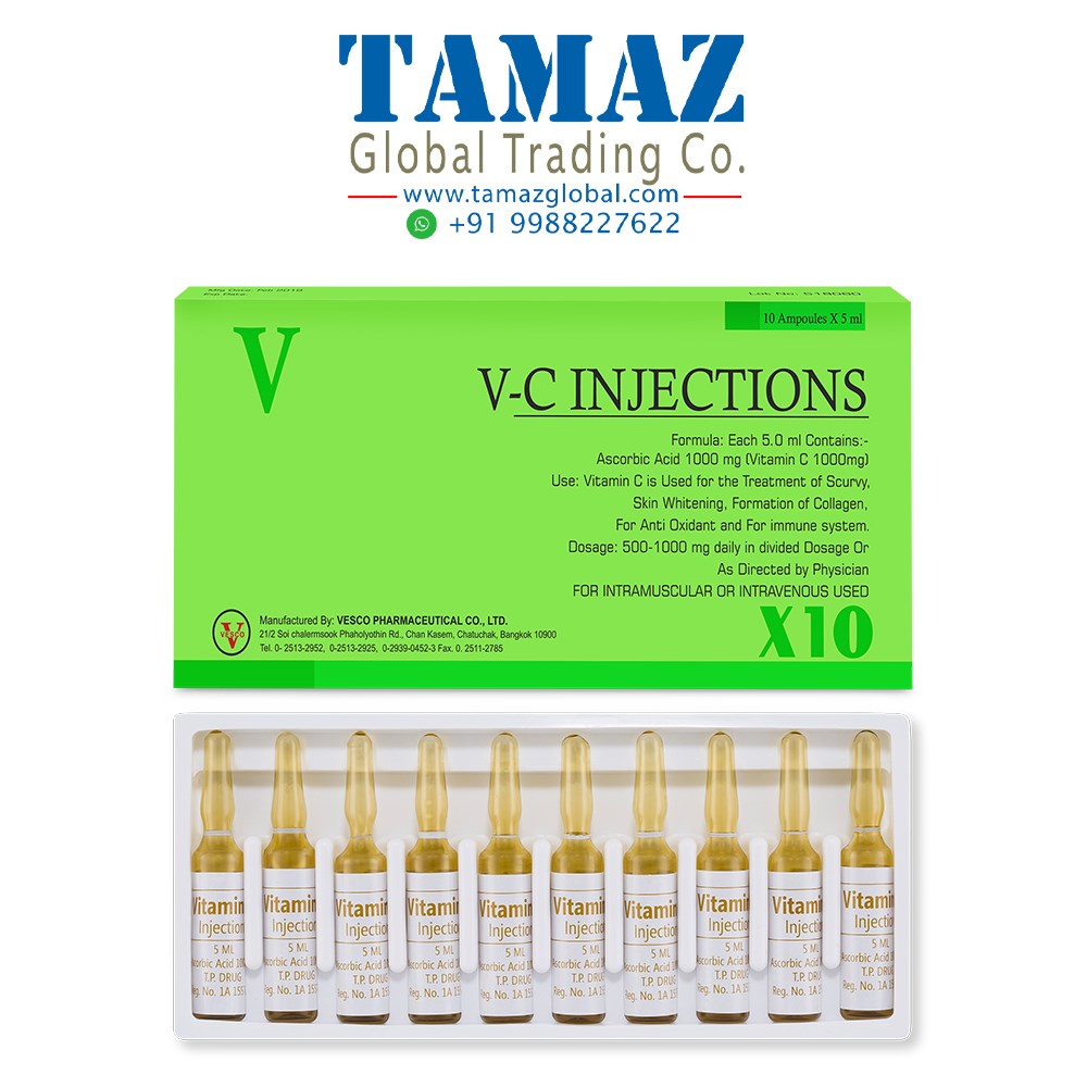 Vitamin C Injection By Vesco Pharma VC Vitamin C 1000mg - Image 2