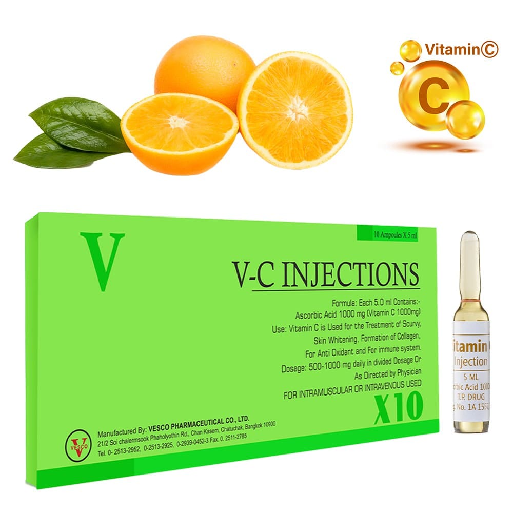 Vitamin C Injection By Vesco Pharma VC Vitamin C 1000mg - Image 3