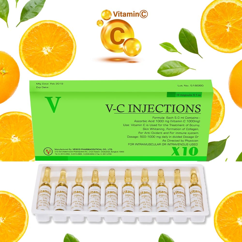 Vitamin C Injection By Vesco Pharma VC Vitamin C 1000mg - Image 5