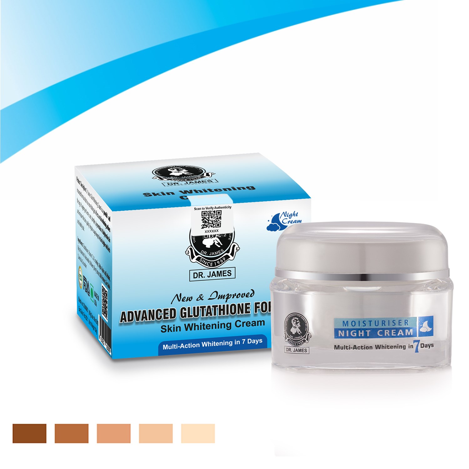 Dr James Glutathione Cream Advanced Skin Whitening Formula - Image 4