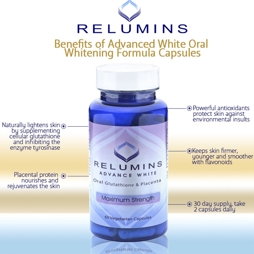 Relumins Advanced White Oral Glutatione and Placenta Capsules - Image 3